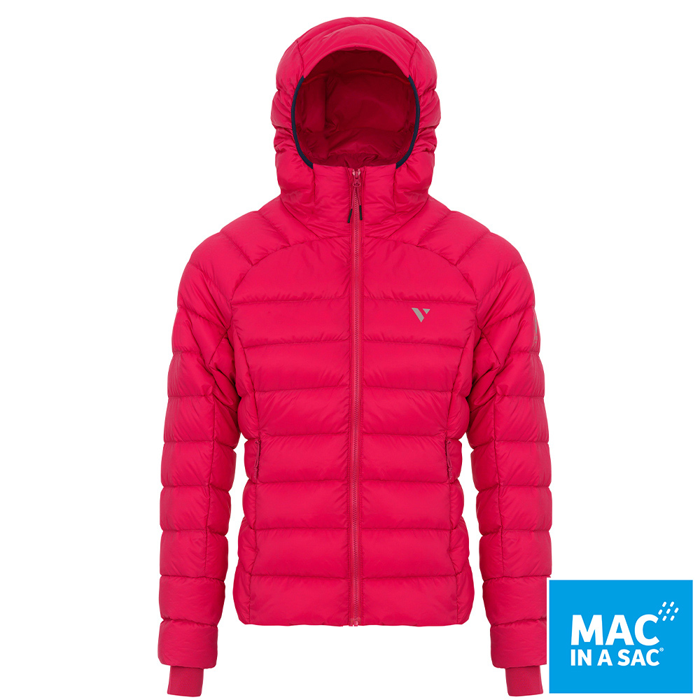 MAC IN A SAC 女款VENTURE輕暖袋著走羽絨外套LDS319桃紅/大尺碼