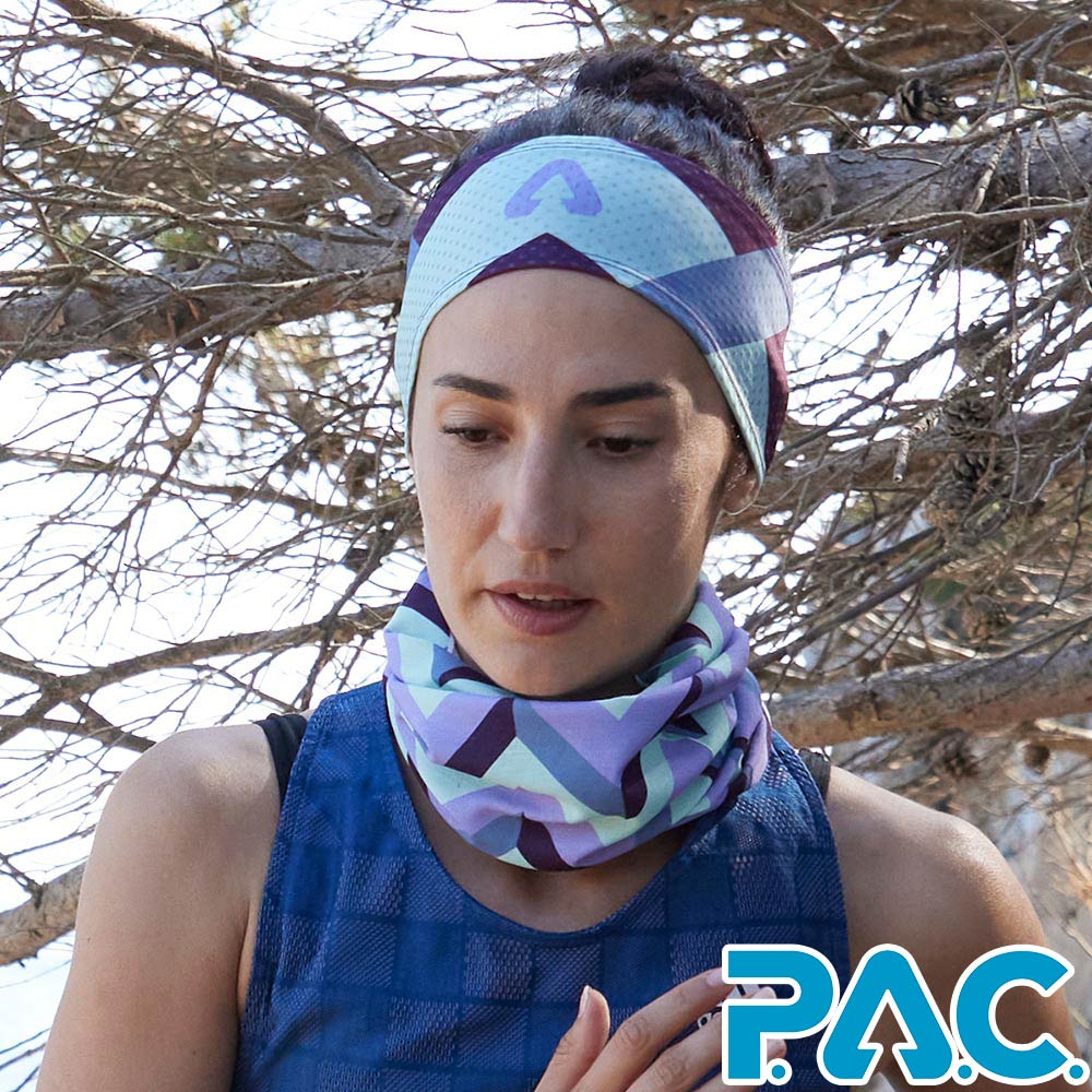P.A.C. _德國_抗UV頭巾PAC8890313普普風格/吸濕排汗/抗臭快乾/涼感頭巾/運動/單車/路跑/登山配件