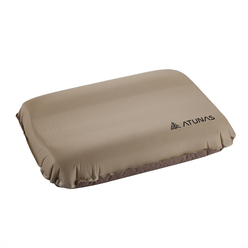 ATUNAS 歐都納 3D TPU自動充氣舒壓枕A1MPGZ01奶茶/登山露營充氣枕