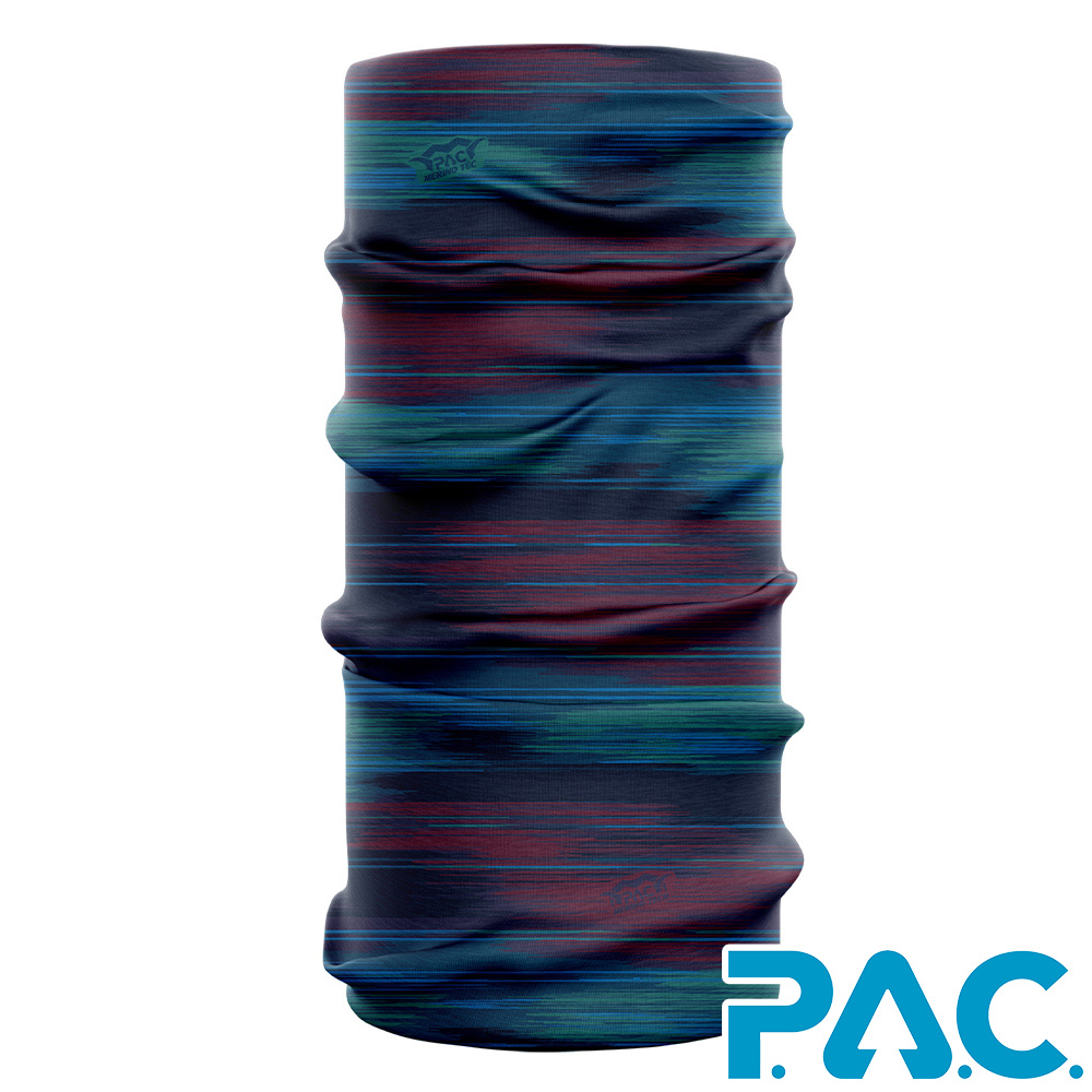 P.A.C. _德國_環保再生美麗諾羊毛舒適頭巾PAC8881018光影交織/吸濕排汗/抑菌抗臭/透氣快乾