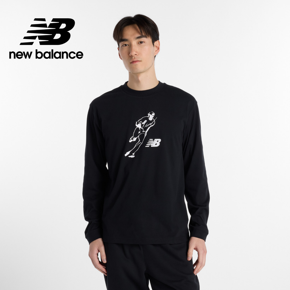New Balance 紐巴倫 [New Balance]大谷翔平x長袖上衣_男性_黑色_MT6129GVBK