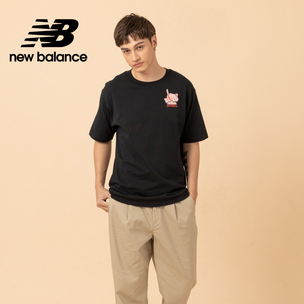 New Balance 紐巴倫 [New Balance]世界美食家短袖上衣_男性_黑色_MT61H51DBK