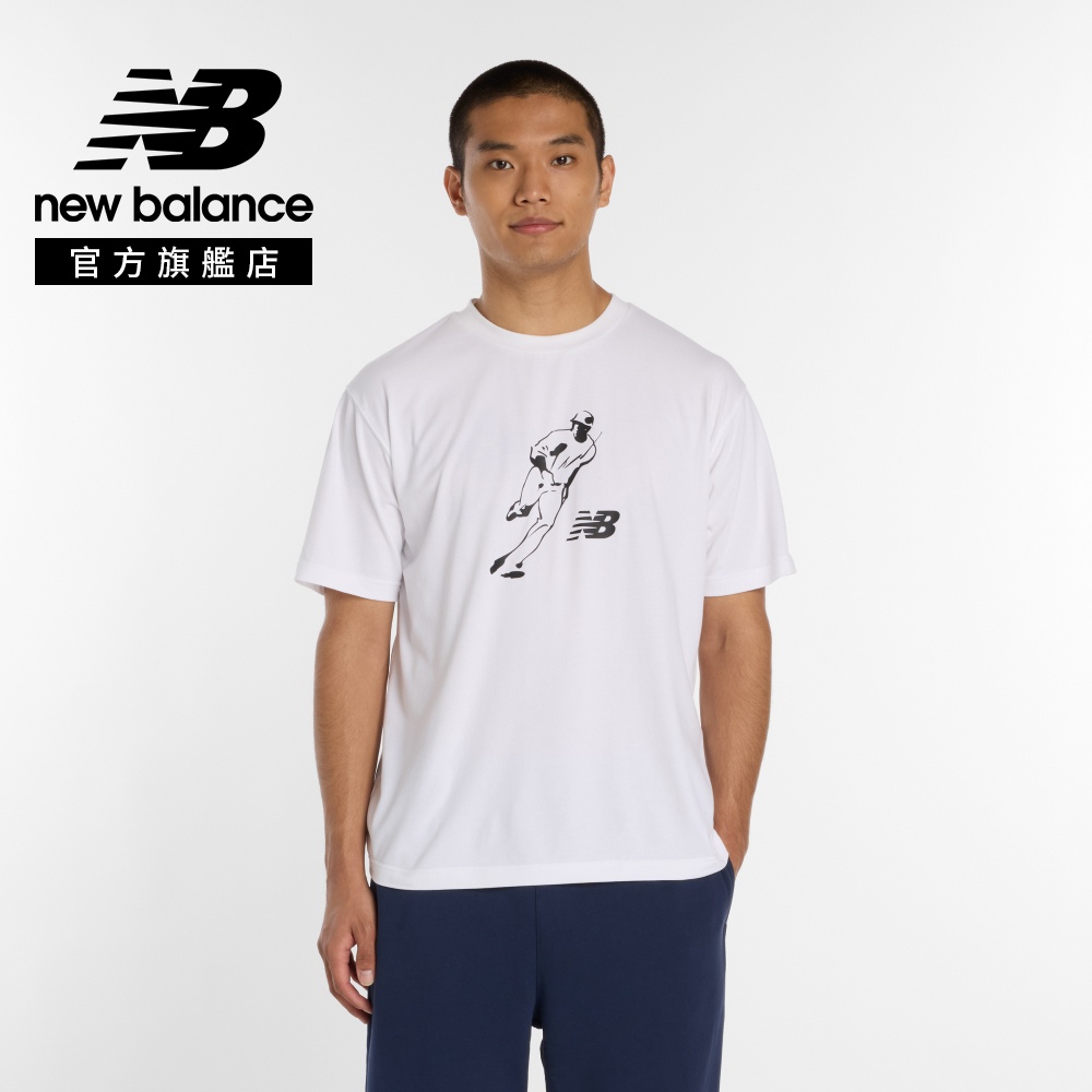 New Balance 紐巴倫 [New Balance]大谷翔平x短袖上衣_男性_白色_MT61V7X5WT