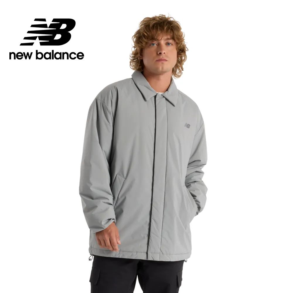 New Balance 紐巴倫 [New Balance]防潑水保暖外套_男性_灰色_MJ43504YST