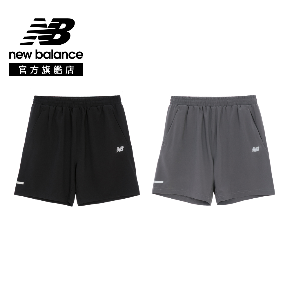 New Balance 紐巴倫 [New Balance]台灣製運動短褲_男性_灰色_5562630185 版型正常