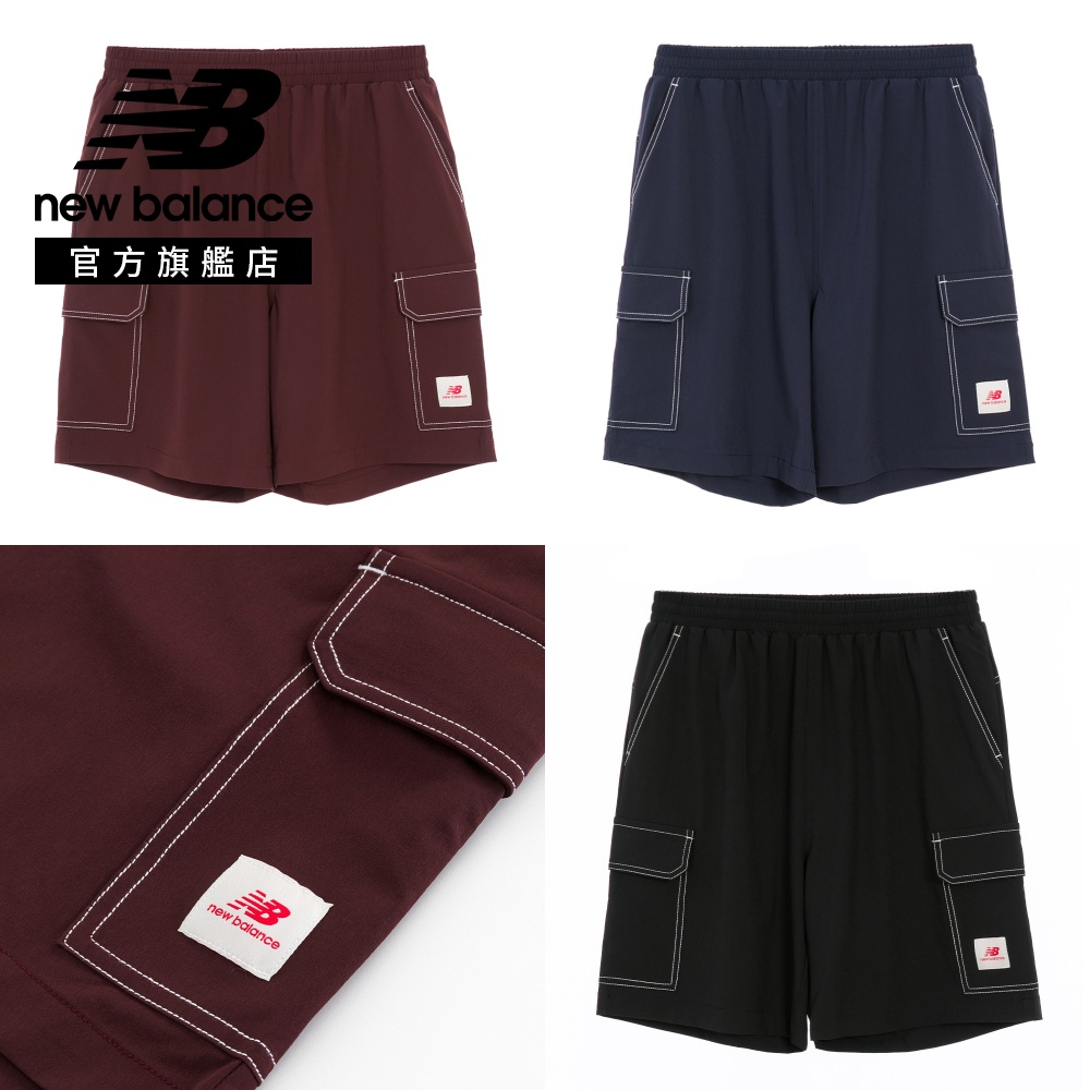 New Balance 紐巴倫 [New Balance]台灣製休閒短褲_男性_黑色_5662630189 版型正常