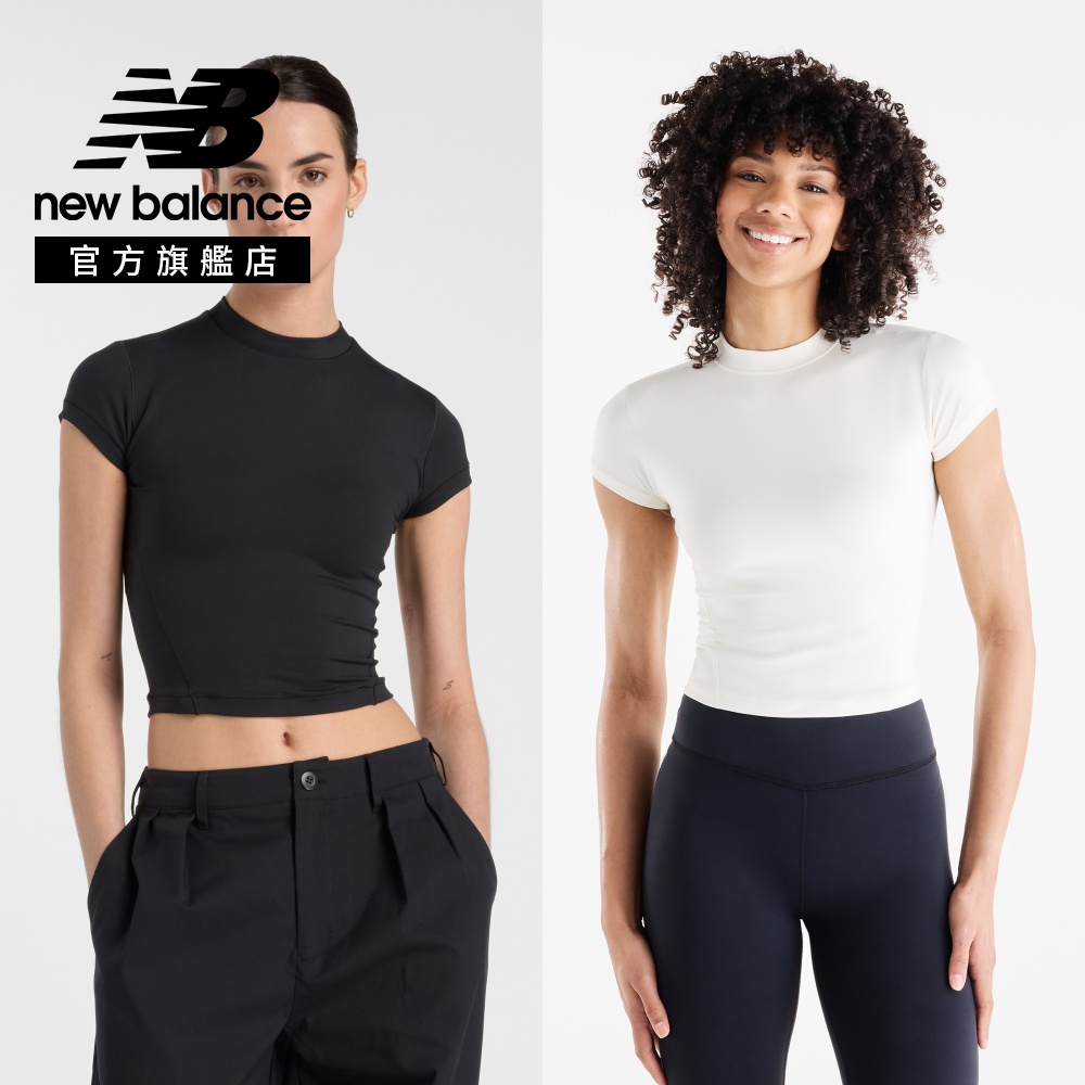 New Balance 紐巴倫 [New Balance]吸濕排汗短袖上衣_女性_米白色_WT51126AGA 版型偏大