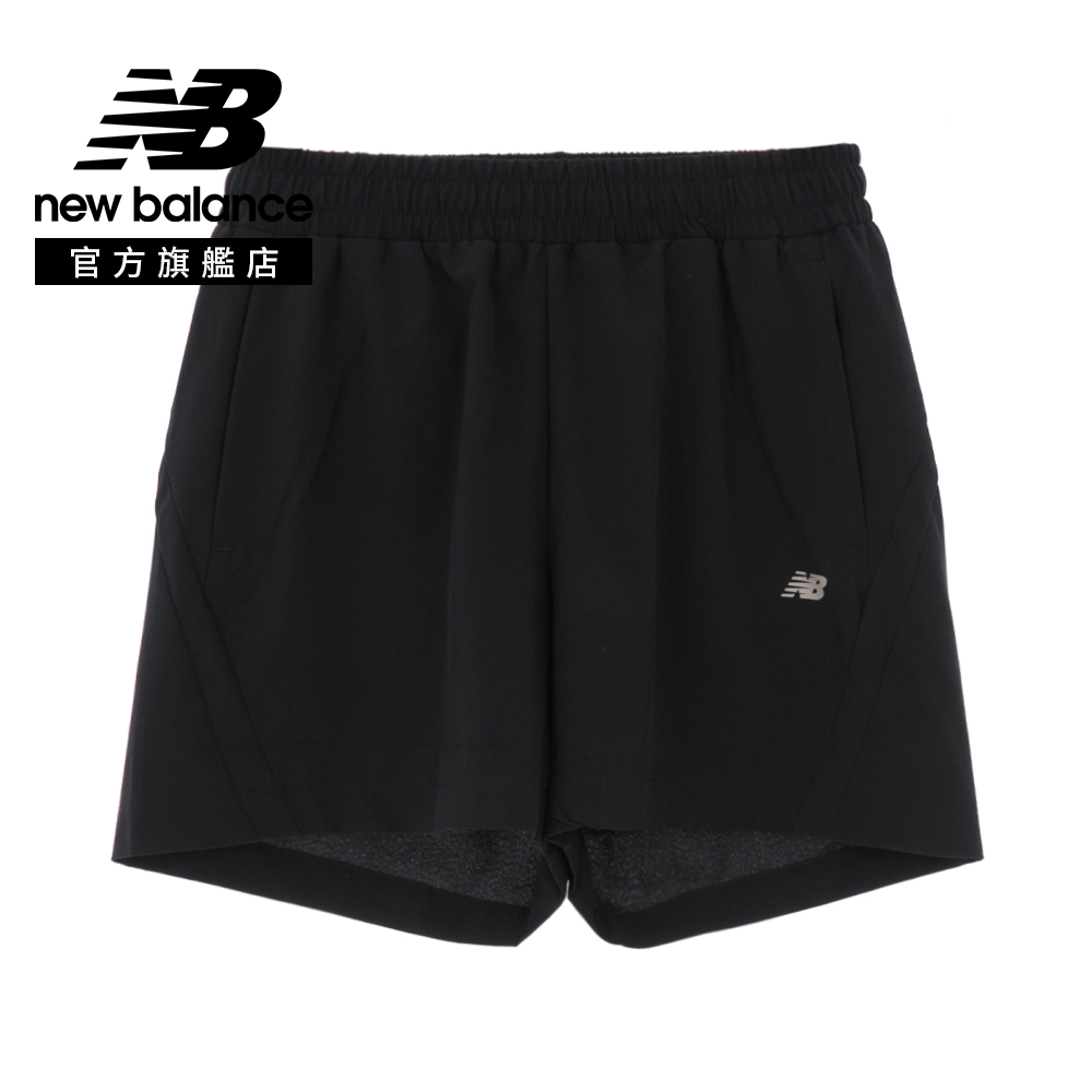 New Balance 紐巴倫 [New Balance]鬆緊抽繩短褲_女性_黑色_6562630189 版型正常