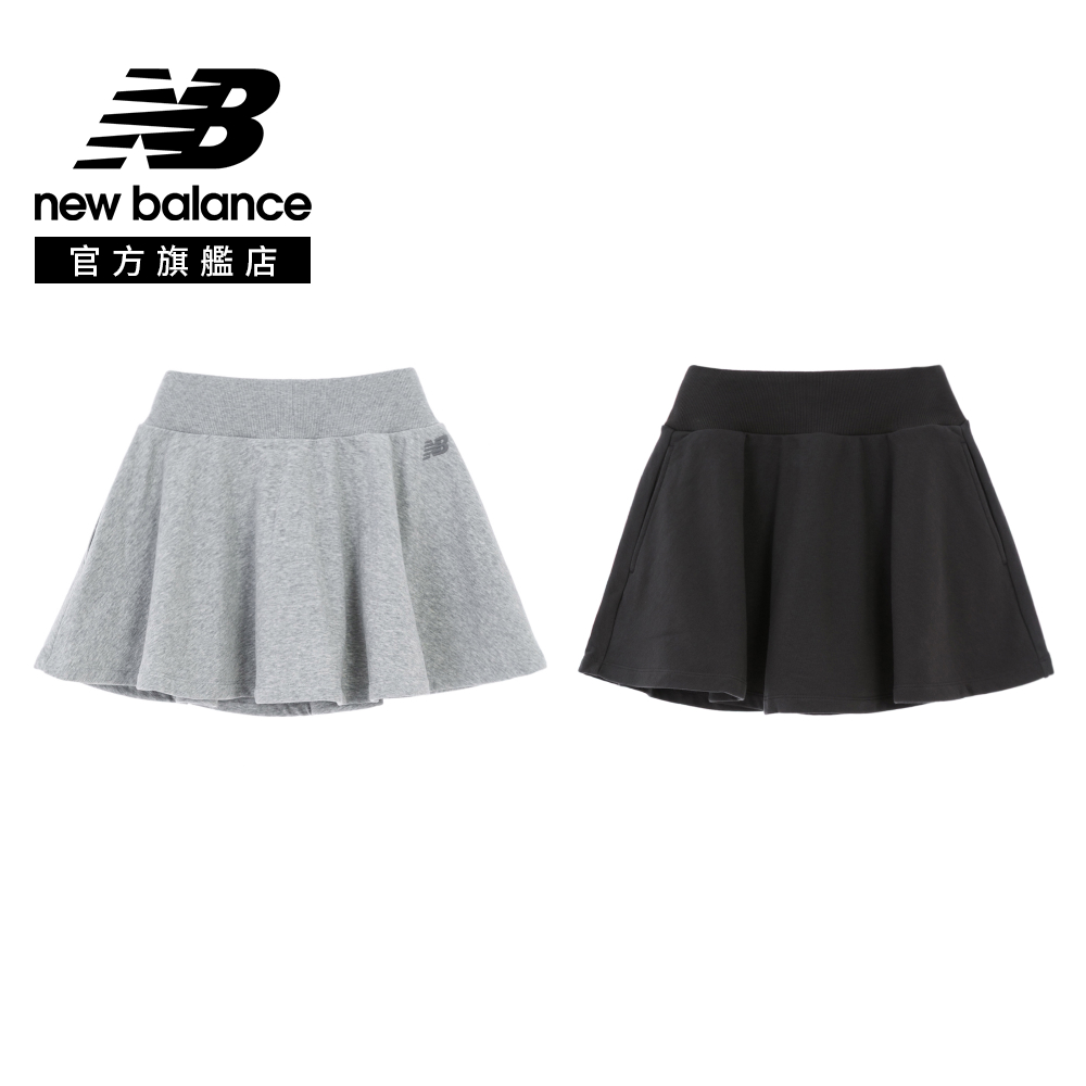 New Balance 紐巴倫 [New Balance]棉質短裙(內含褲)_女性_灰色_WB62U9FHAGT 版型正常