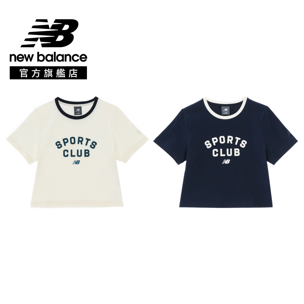 New Balance 紐巴倫 [New Balance]短版短袖上衣_女性_米杏色_WT62T7UMCIC 版型正常