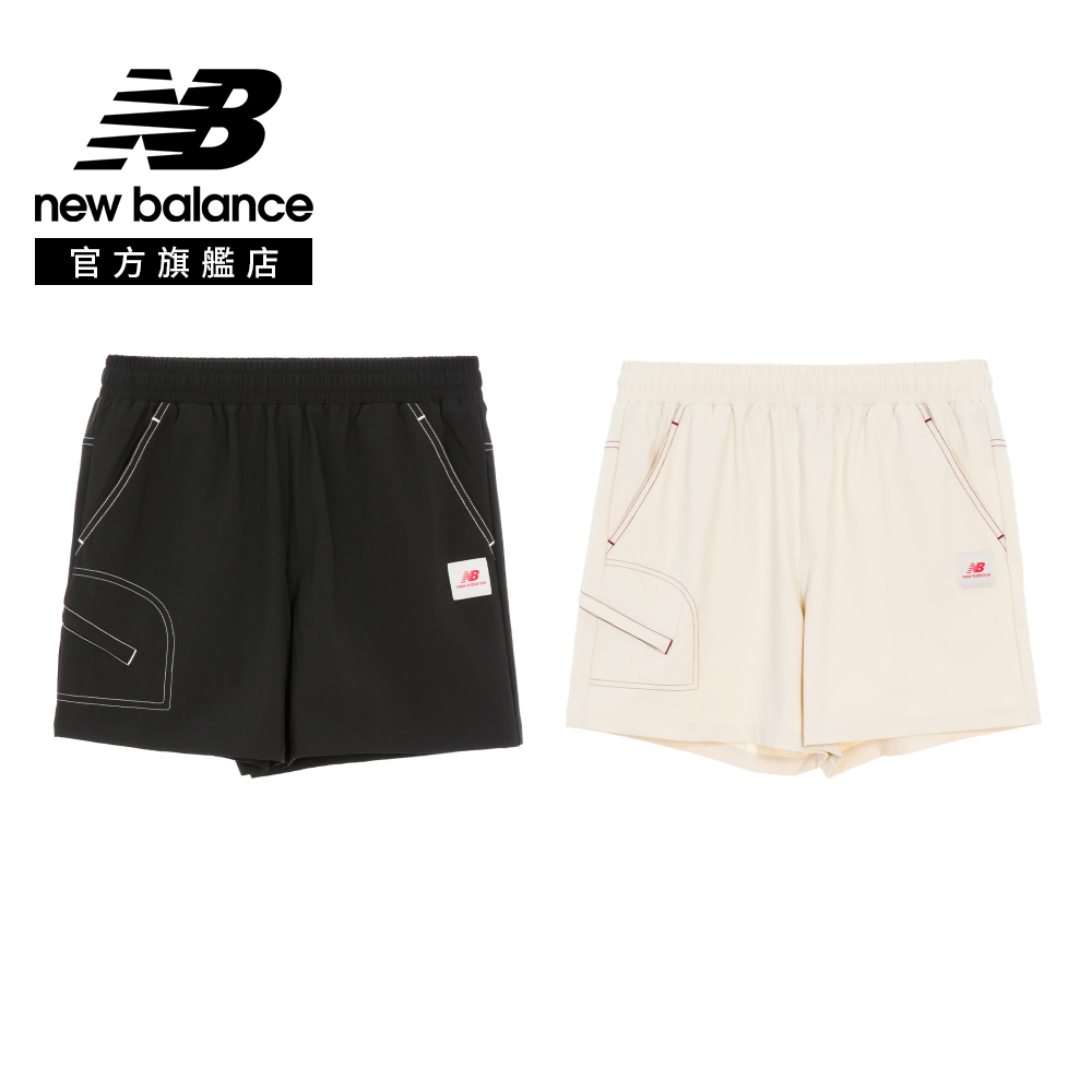 New Balance 紐巴倫 [New Balance]台灣製休閒短褲_女性_黑色_6662630189 版型正常