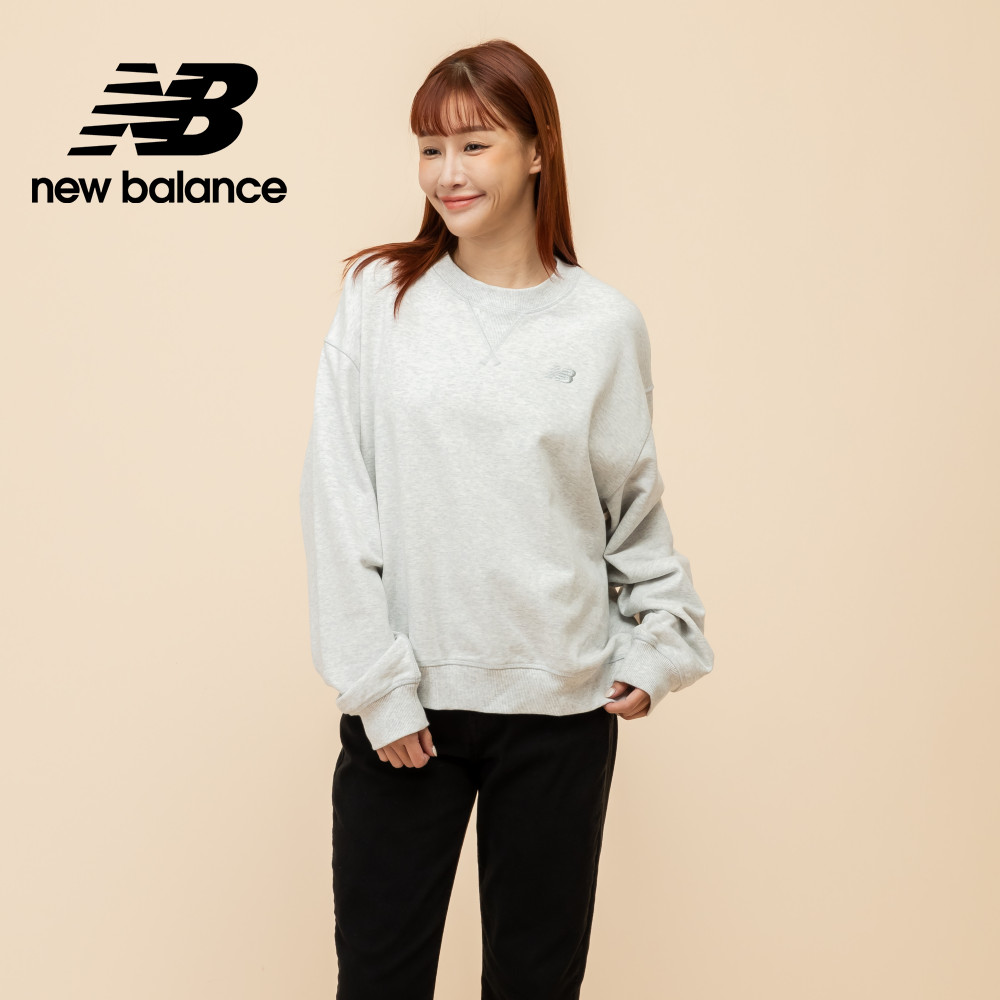 New Balance 紐巴倫 [New Balance]棉質長袖上衣_女性_淺灰色_WT41500AHH