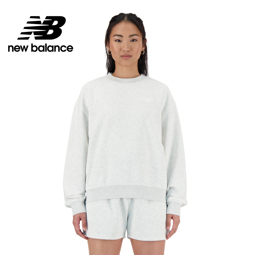 New Balance 紐巴倫 [New Balance]棉質長袖上衣_女性_淺灰色_WT41508AHH