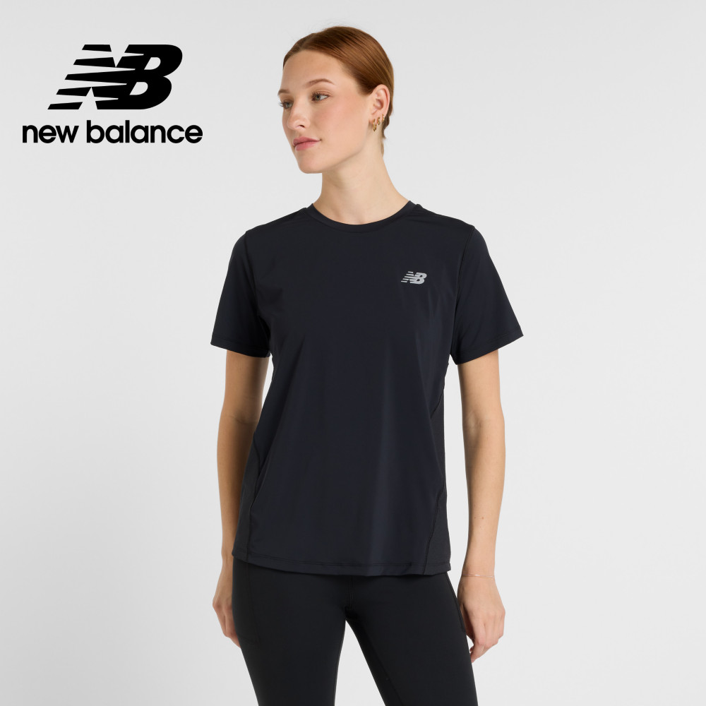 New Balance 紐巴倫 [New Balance]排汗短袖上衣_女性_黑色_WT51224BK