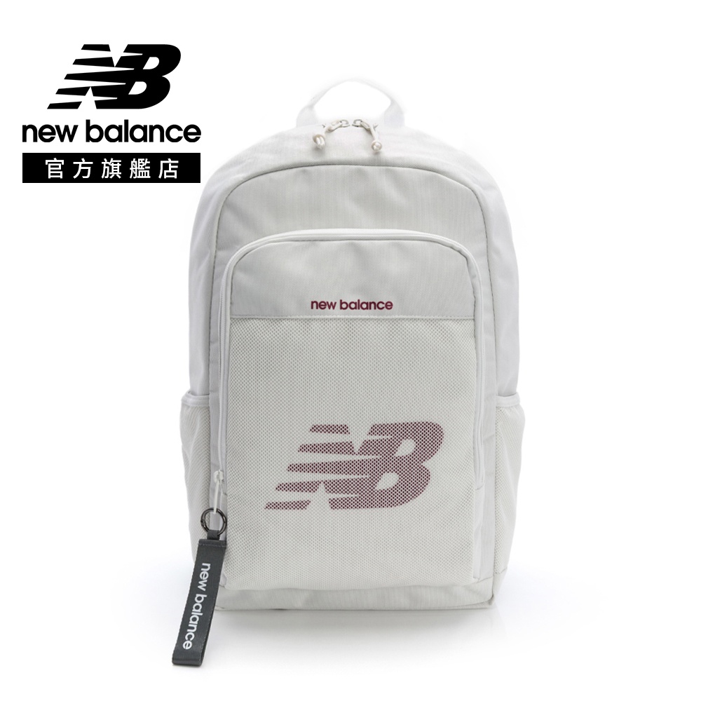 New Balance 紐巴倫 [New Balance]多層收納後背包/筆電包(附吊飾)_中性_米白色_AC0931ZCIC