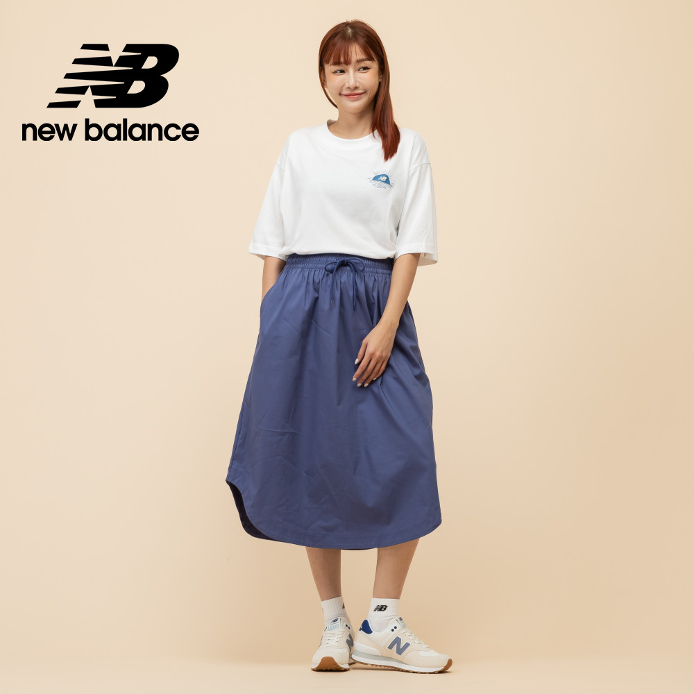 New Balance 紐巴倫 [New Balance]鬆緊抽繩長裙_女性_藍紫色_WK51551DRE