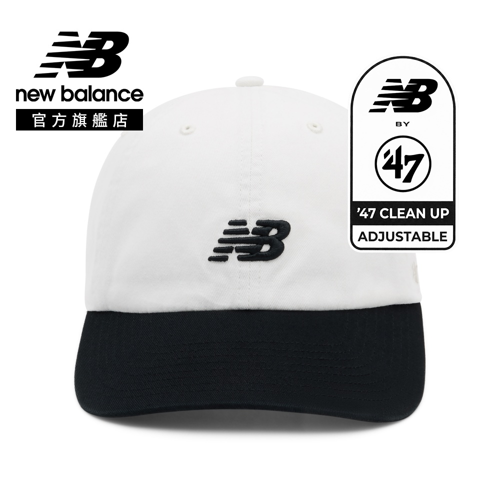 New Balance 紐巴倫 [New Balance]棒球帽/老帽_中性_黑白色(47聯名)_AC8939BSST