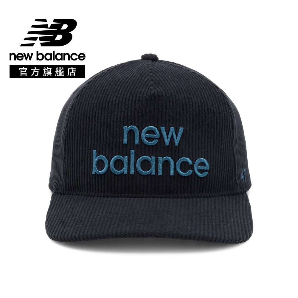 New Balance 紐巴倫 [New Balance]燈芯絨棒球帽/老帽(47聯名)_中性_黑色_AC5504LBK