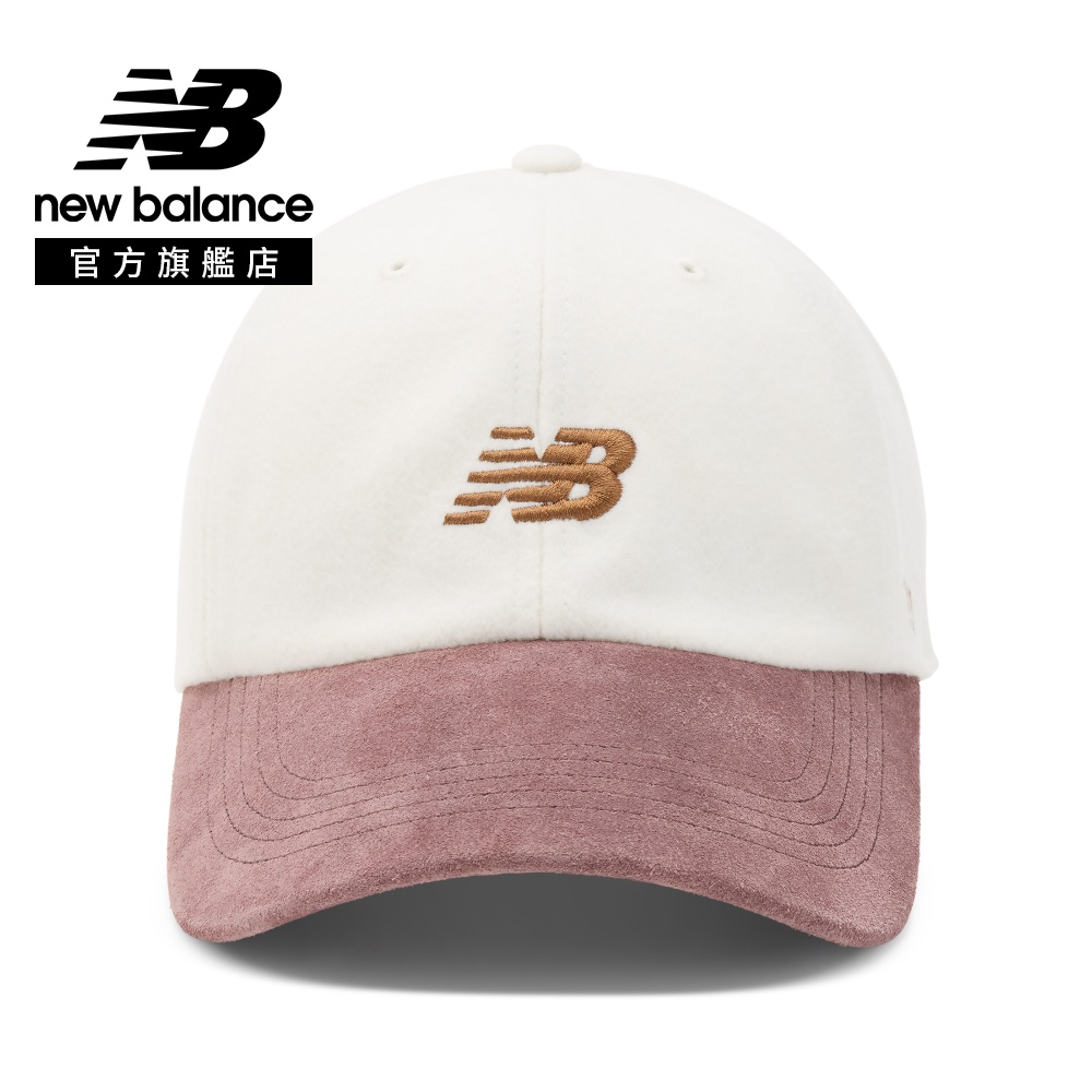 New Balance 紐巴倫 [New Balance]麂皮撞色棒球帽_中性_杏/粉棕_AC53996AGA