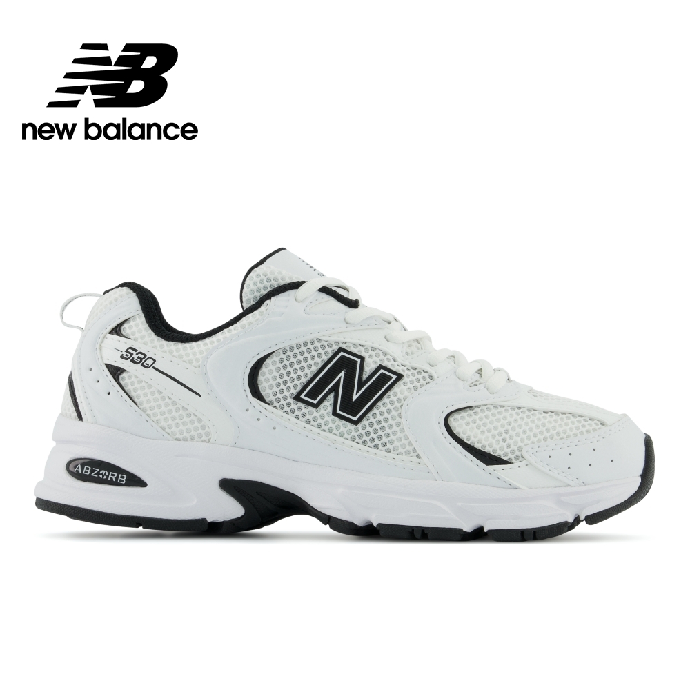 【New Balance】復古鞋_白黑色_中性_MR530EWB-D楦