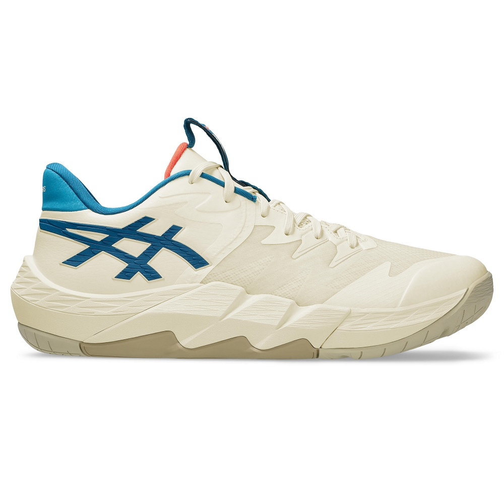 シューズ(男性用) UNPRE ARS LOW 2 White/Metropolis Asics Basketball Shoes UNPRE ARS LOW 2 White Metropolis