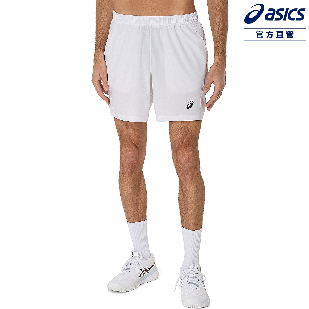 Asics 亞瑟士 7吋平織短褲 男款 海外版 網球下著 2041A344-100