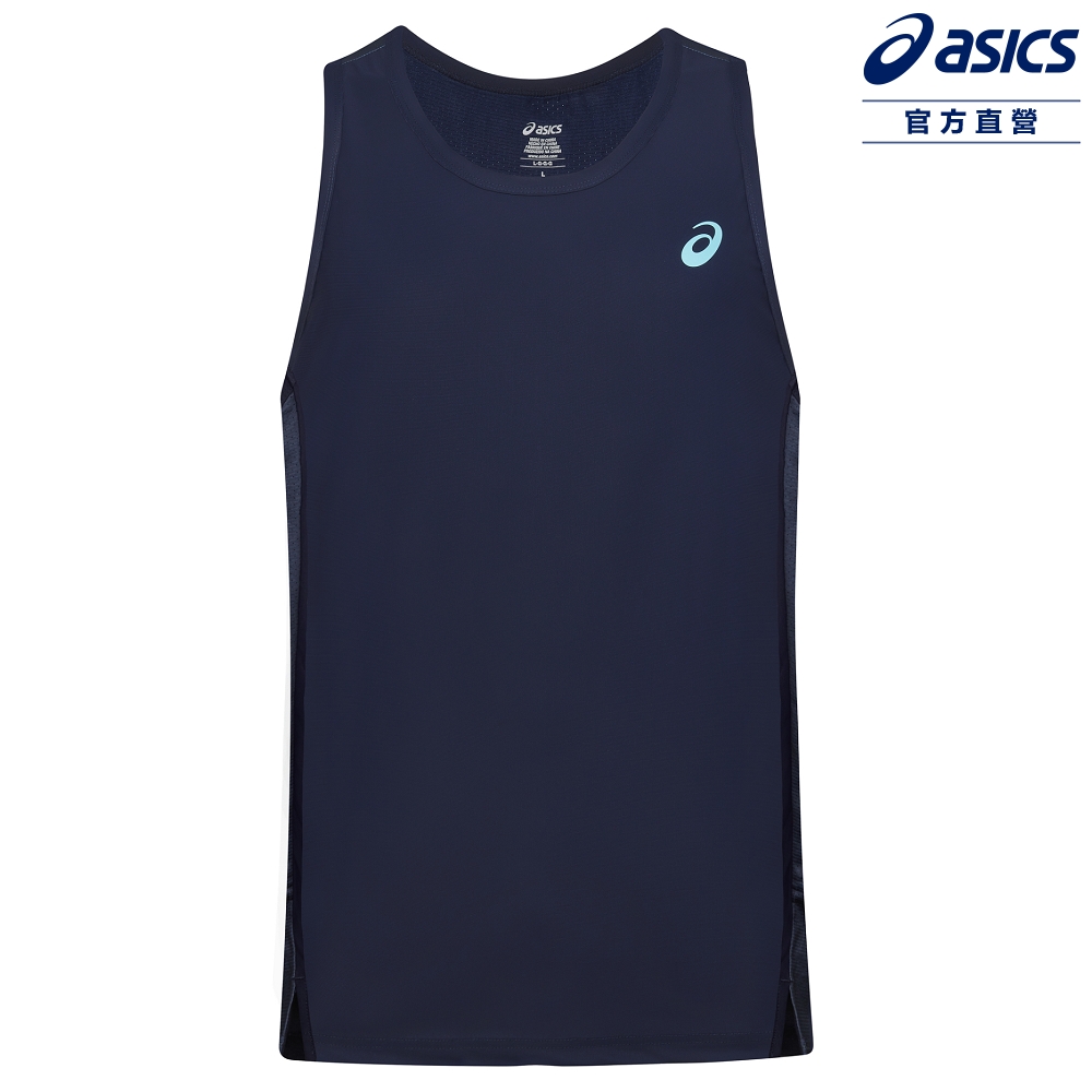 Asics 亞瑟士 涼感背心 男款 亞洲版 跑步上衣 2011D849-400