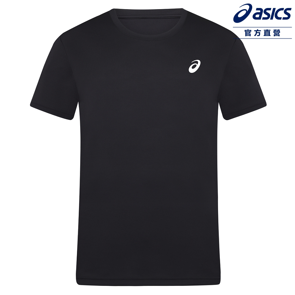 Asics 亞瑟士 短袖上衣 男女中性款 漢字 亞洲版 田徑上衣 2093A242-001