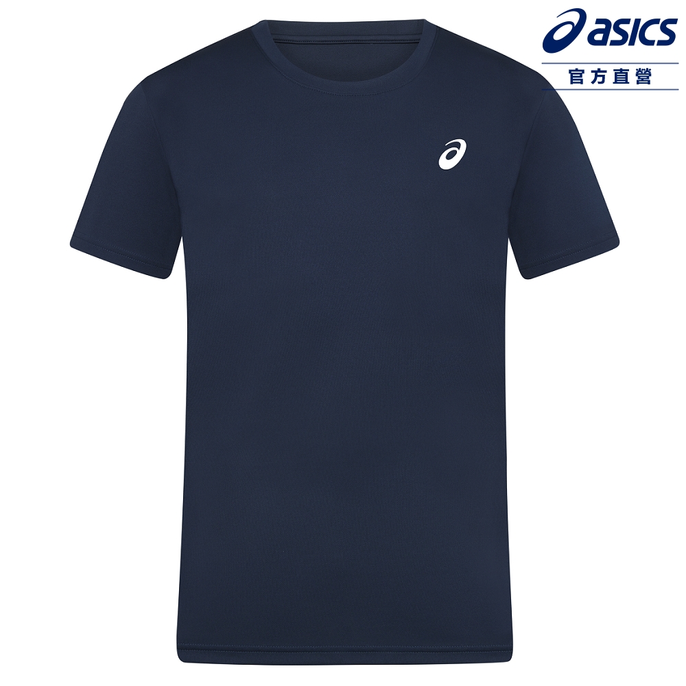 Asics 亞瑟士 短袖上衣 男女中性款 漢字 亞洲版 田徑上衣 2093A242-400