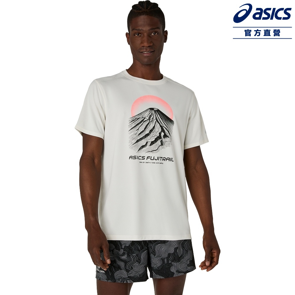 Asics 亞瑟士 短袖上衣 男款 FUJITRAIL 海外版 跑步上衣 2011D527-102