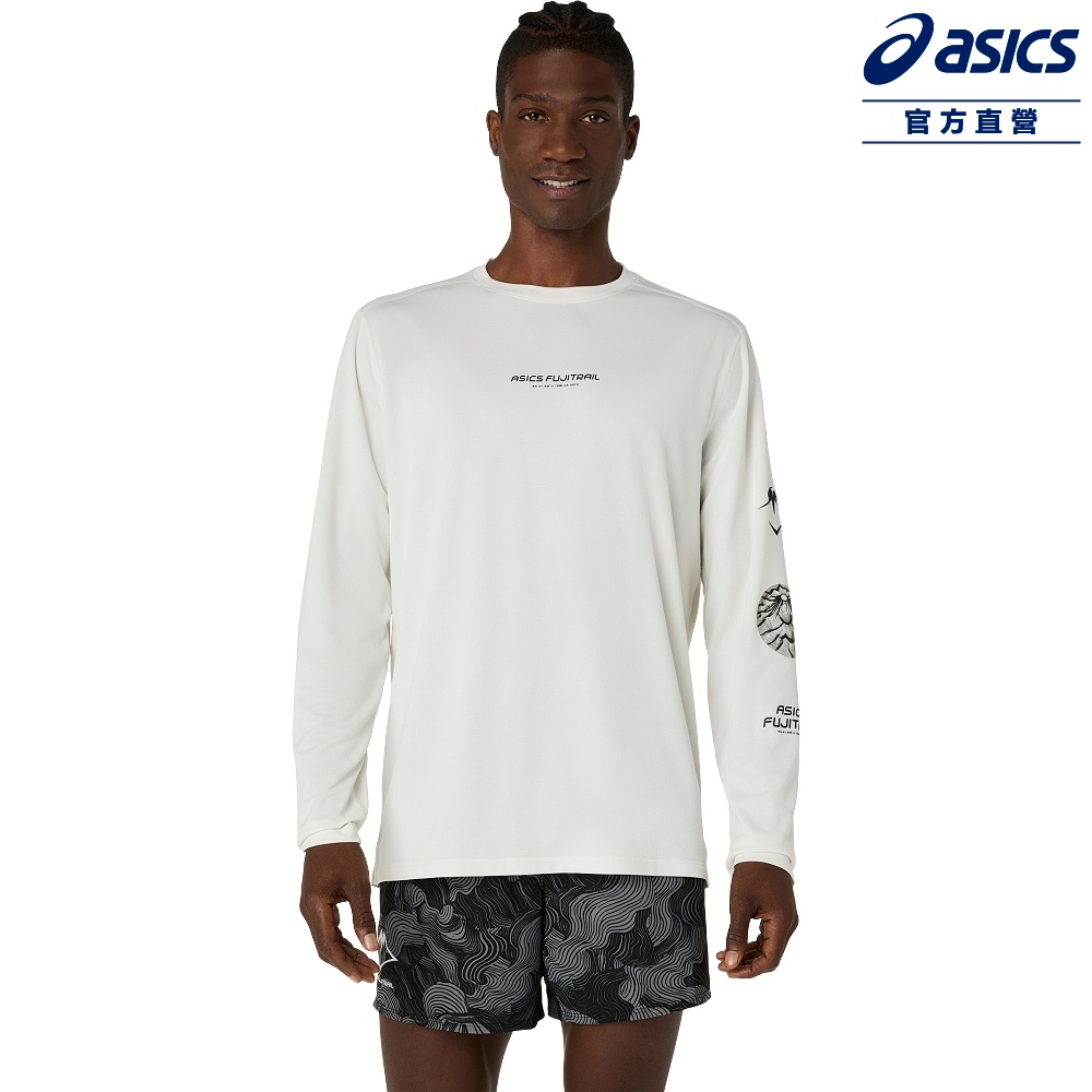 Asics 亞瑟士 長袖上衣 男款 FUJITRAIL 海外版 跑步上衣 2011D525-100