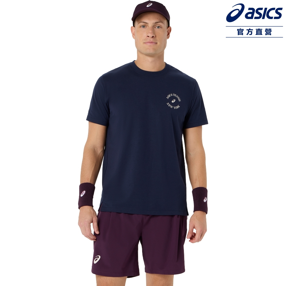 Asics 亞瑟士 短袖上衣 男款 海外版 網球上衣 2041A351-403