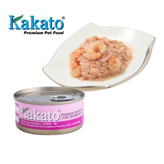 Kakato 卡格餐食罐 (鮪魚、蝦)70g