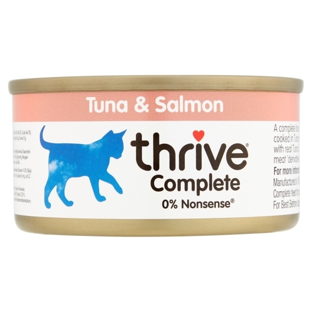 樂芙 【Thrive】脆貓罐 (鮪魚+鮭魚)75g 12入