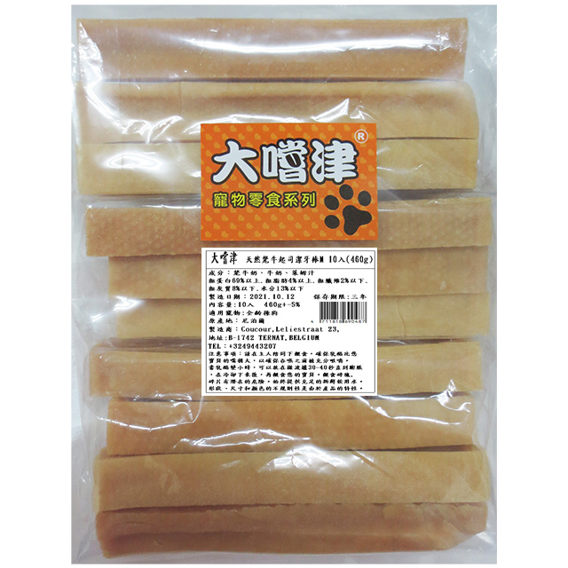 大嚐津 -天然氂牛起司潔牙棒M 10入(460g)
