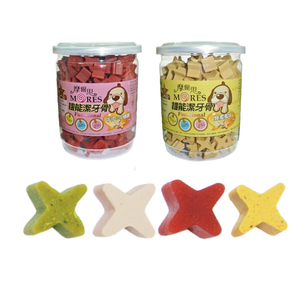 MORES 摩爾思 [2入組]  - 小星型 機能潔牙骨 (250g)