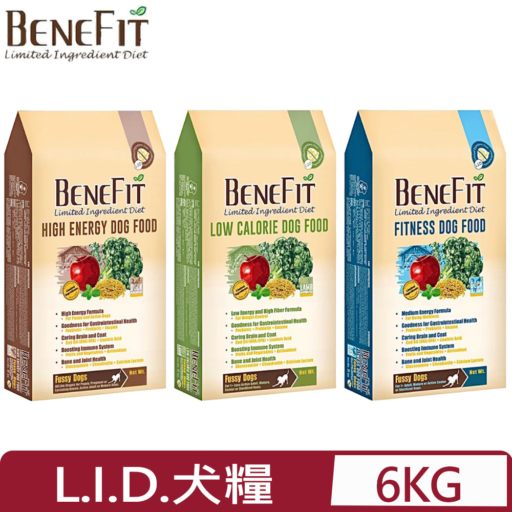 Benefit 斑尼菲-L.I.D. 犬糧系列 6kg (狗糧狗飼料)