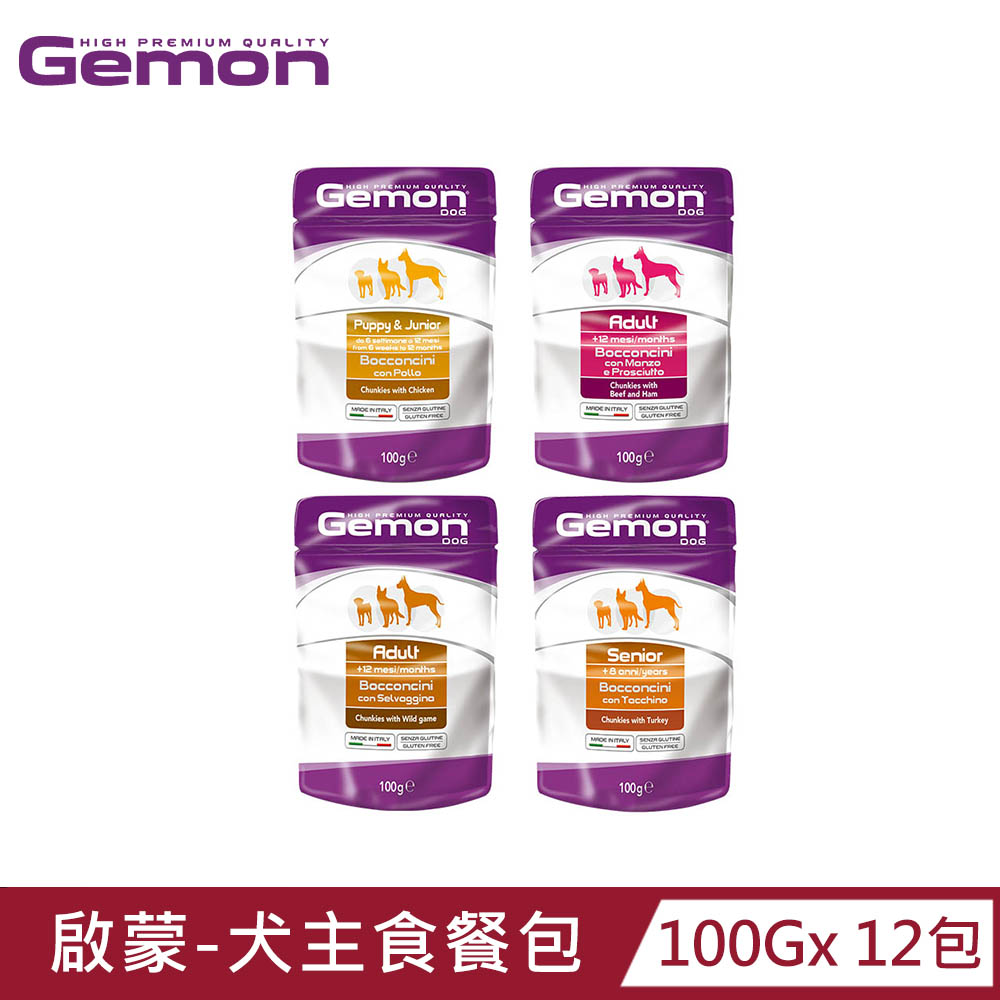 Gemon 啟蒙 義大利犬主食餐包100g(12入)