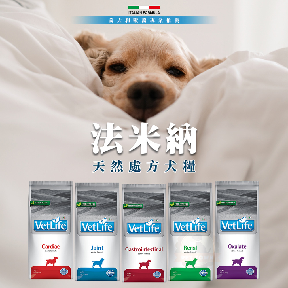 Farmina 法米納Vet Life 犬處方食品狗處方飼料處方飼料皮膚低敏腸胃2kg
