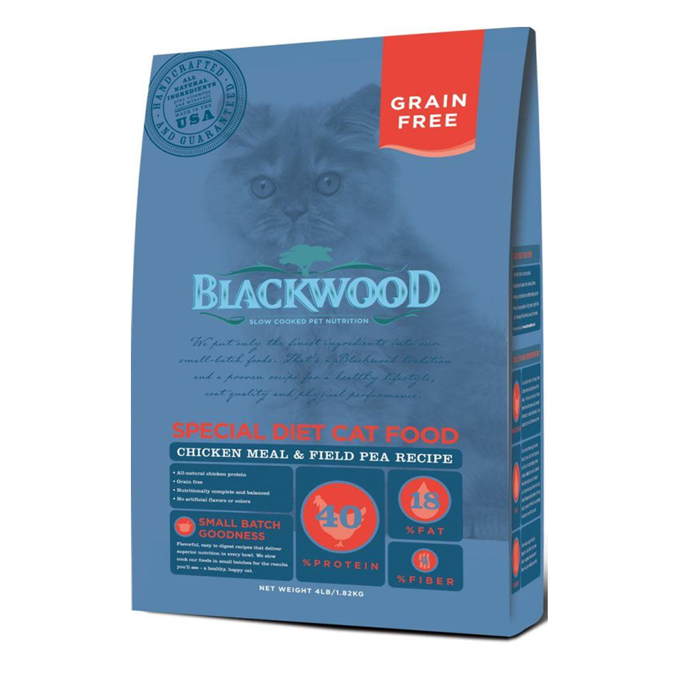 BLACKWOOD 柏萊富 特調無穀全齡貓4磅 -(貓飼料/ 貓糧/全齡貓/ 成貓)