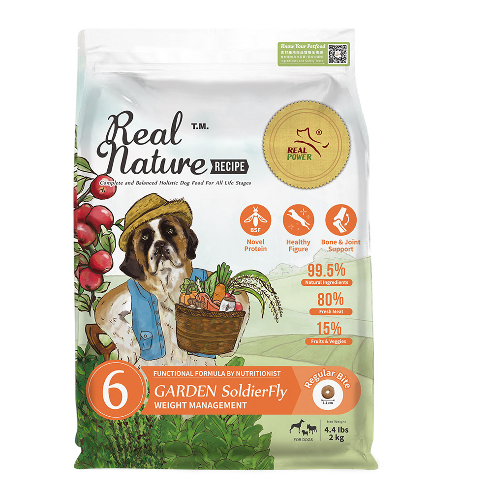 REAL POWER 瑞威寵糧 【Real Power 瑞威】全犬6號-田園野虻體態關節2kg (狗飼料/犬飼料/犬糧)