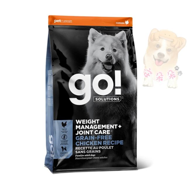 GO! 關節低脂-雞肉無穀成犬糧 22磅