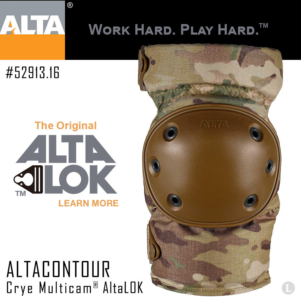 Alta CONTOUR-AltaLOk護 膝 多地形迷彩 #52913 16