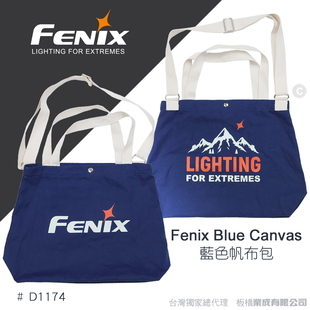 Fenix Blue Canvas 藍色帆布包 (#D1174)
