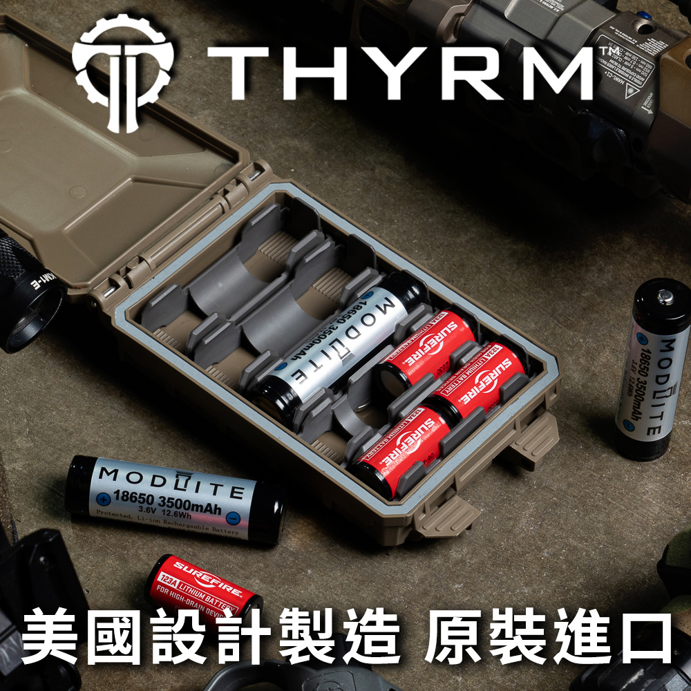 THYRM 美國CELLVAULT 5M 軍用防水綜合電池收納盒- 熱帶多地迷彩