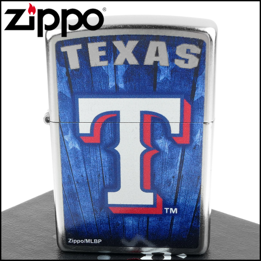 Zippo 美系~MLB美國職棒大聯盟-美聯-Texas Rangers德州遊騎兵隊