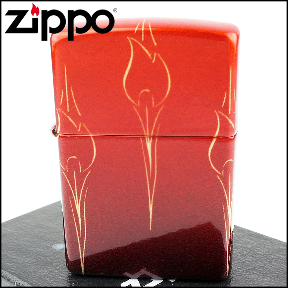 Zippo 美系~Ombre  Flames-漸層火焰圖案-540融合工法打火機