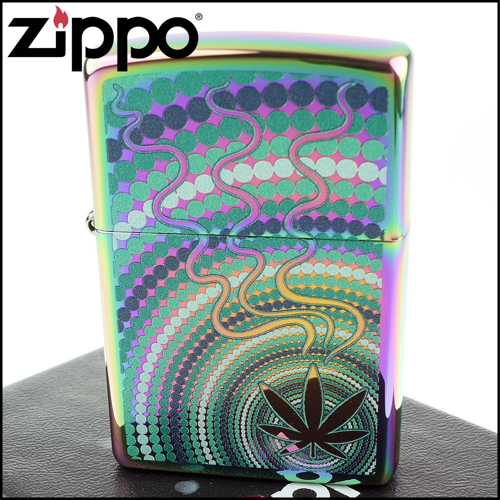 Zippo 美系~Cannabis Design-大麻葉圖案打火機（其他規格）
