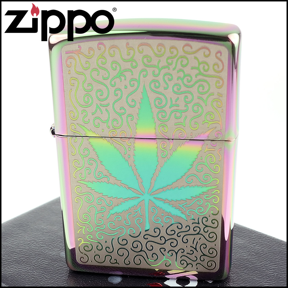 Zippo 美系~Cannabis Design-大麻葉圖案打火機（其他規格）