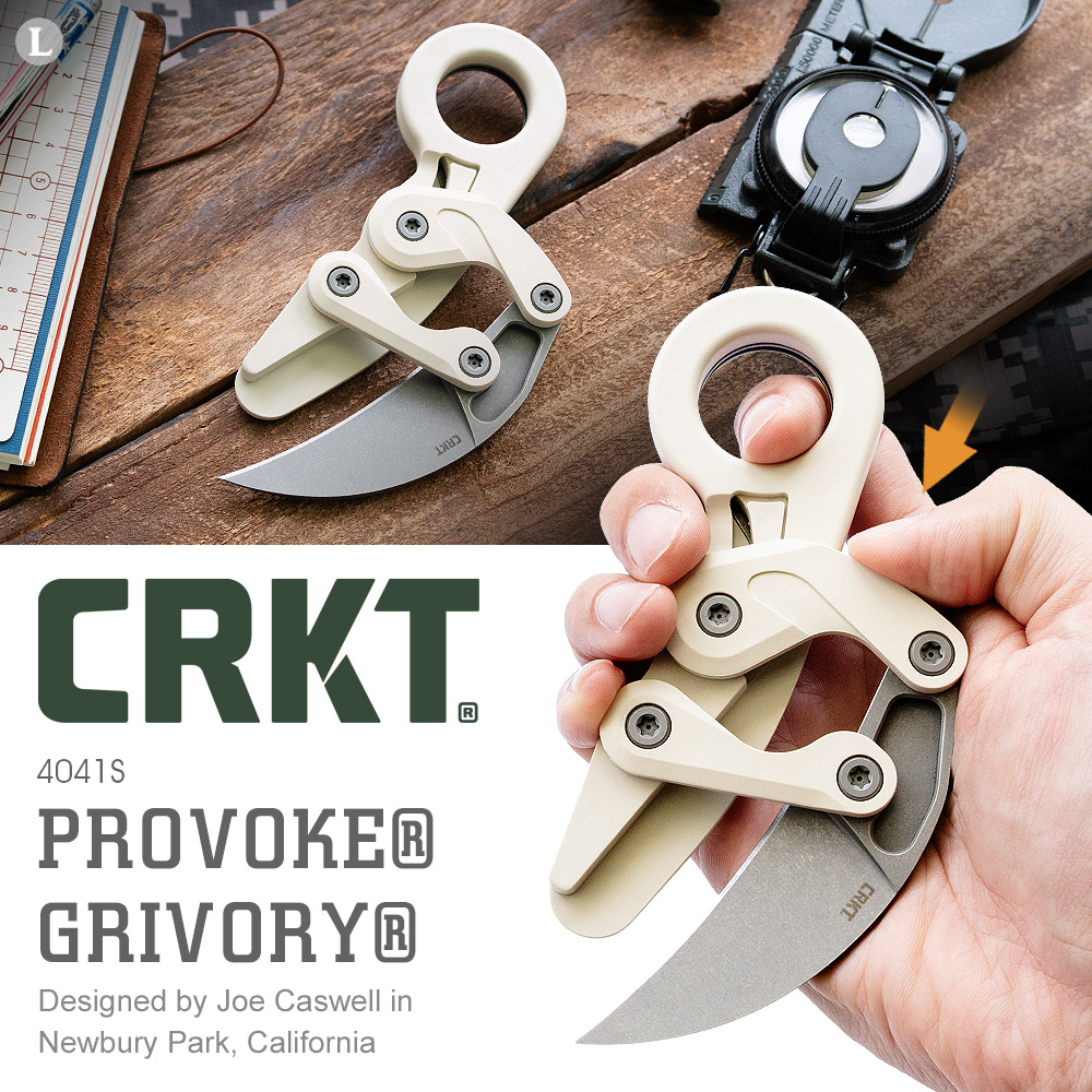CRKT Provoke Provoke Grivory 機械運動折刀 #4041S